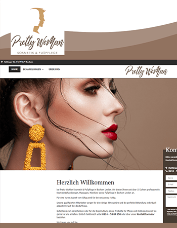 Relaunch Webseite Kosmetikstudio in Bochum